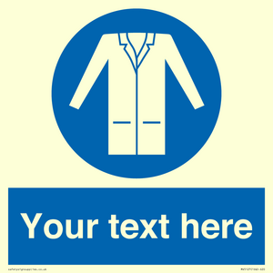 MV5127: Custom Lab Coat Sign