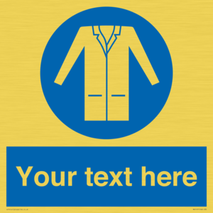 MV5127: Custom Lab Coat Sign