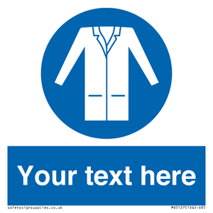 MV5127: Custom Lab Coat Sign