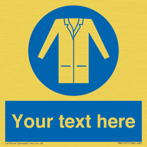 MV5127: Custom Lab Coat Sign
