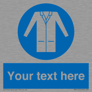 MV5127: Custom Lab Coat Sign