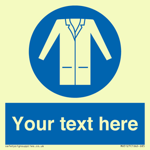 MV5127: Custom Lab Coat Sign