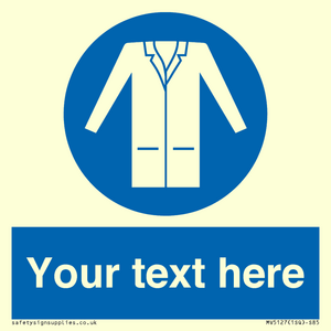 MV5127: Custom Lab Coat Sign