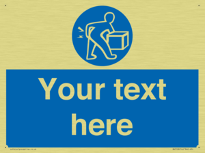 MV5128: Custom Lift Correctly Sign