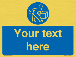 MV5128: Custom Lift Correctly Sign