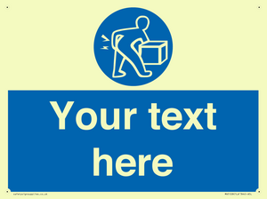 MV5128: Custom Lift Correctly Sign