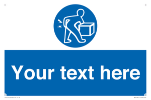 MV5128: Custom Lift Correctly Sign