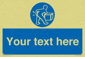 MV5128: Custom Lift Correctly Sign