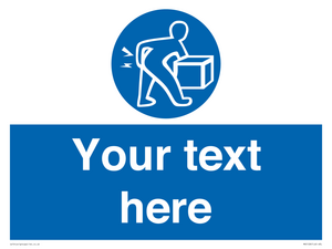 MV5128: Custom Lift Correctly Sign
