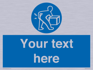 MV5128: Custom Lift Correctly Sign