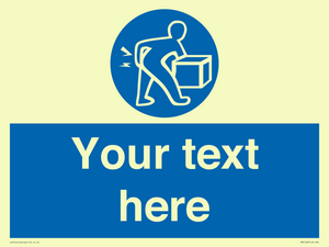 MV5128: Custom Lift Correctly Sign