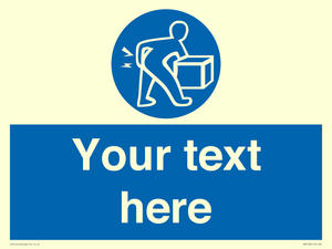 MV5128: Custom Lift Correctly Sign