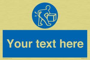 MV5128: Custom Lift Correctly Sign