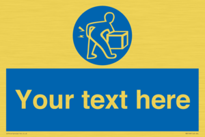 MV5128: Custom Lift Correctly Sign