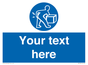 MV5128: Custom Lift Correctly Sign