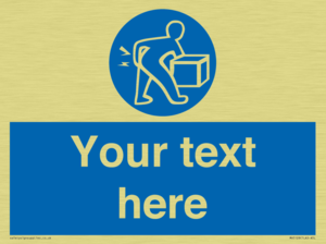 MV5128: Custom Lift Correctly Sign