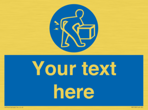 MV5128: Custom Lift Correctly Sign