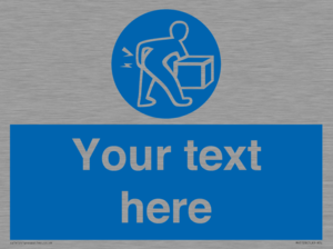 MV5128: Custom Lift Correctly Sign