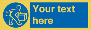 MV5128: Custom Lift Correctly Sign