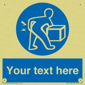 MV5128: Custom Lift Correctly Sign