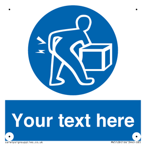 MV5128: Custom Lift Correctly Sign