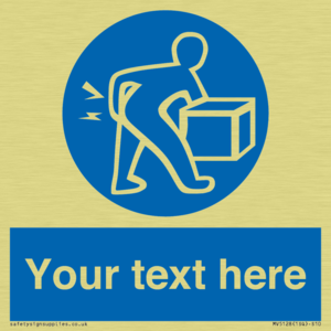 MV5128: Custom Lift Correctly Sign