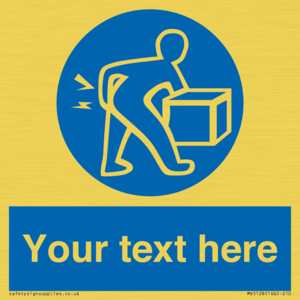 MV5128: Custom Lift Correctly Sign