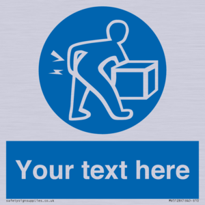 MV5128: Custom Lift Correctly Sign