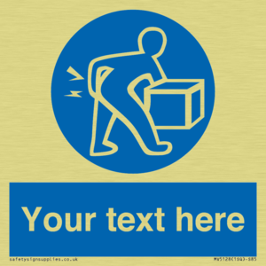 MV5128: Custom Lift Correctly Sign