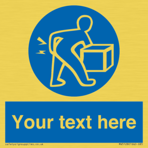 MV5128: Custom Lift Correctly Sign