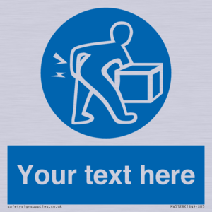 MV5128: Custom Lift Correctly Sign