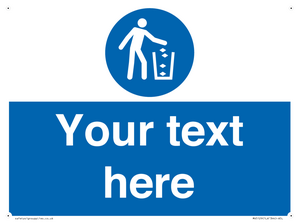 MV5129: Custom Litter Sign