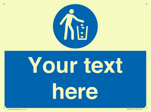 MV5129: Custom Litter Sign