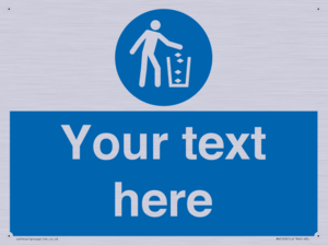 MV5129: Custom Litter Sign