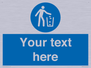 MV5129: Custom Litter Sign