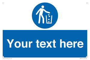 MV5129: Custom Litter Sign