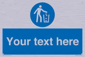 MV5129: Custom Litter Sign