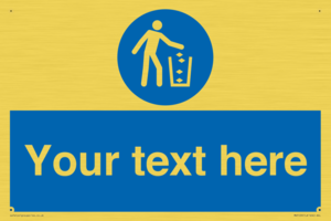 MV5129: Custom Litter Sign