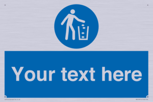 MV5129: Custom Litter Sign