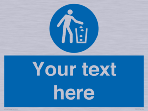 MV5129: Custom Litter Sign