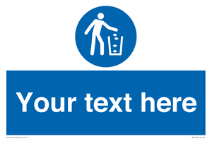 MV5129: Custom Litter Sign