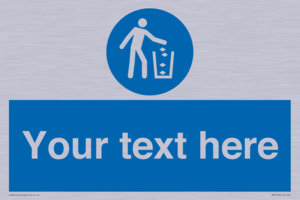 MV5129: Custom Litter Sign