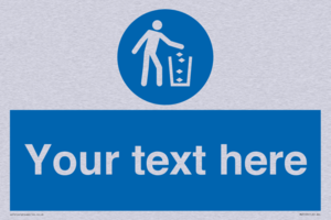 MV5129: Custom Litter Sign