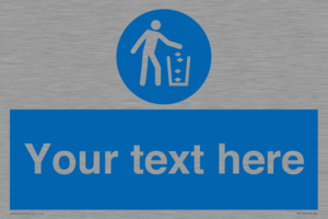 MV5129: Custom Litter Sign