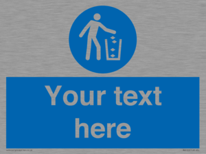 MV5129: Custom Litter Sign