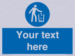 MV5129: Custom Litter Sign