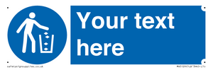 MV5129: Custom Litter Sign