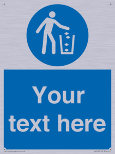 MV5129: Custom Litter Sign