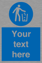 MV5129: Custom Litter Sign