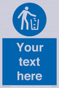 MV5129: Custom Litter Sign